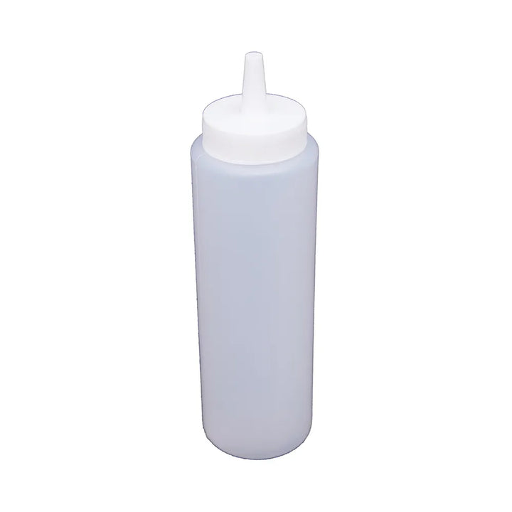 CAC China SQBT-8C Squeeze Bottle Clear 8oz PKT of 12 Pcs