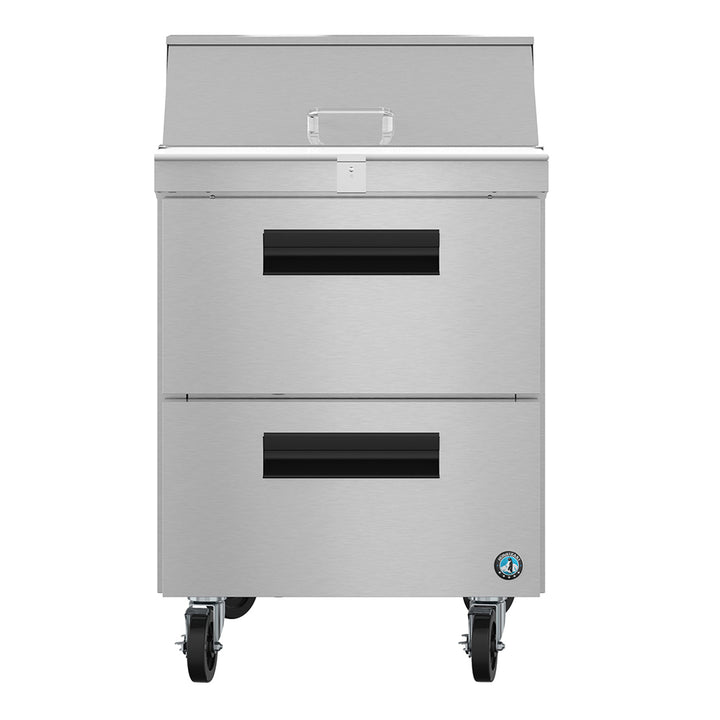 Hoshizaki SR27B-8D2 Single Section Refrigerator with Prep Table, 27" W x 30" D x 44.25" H