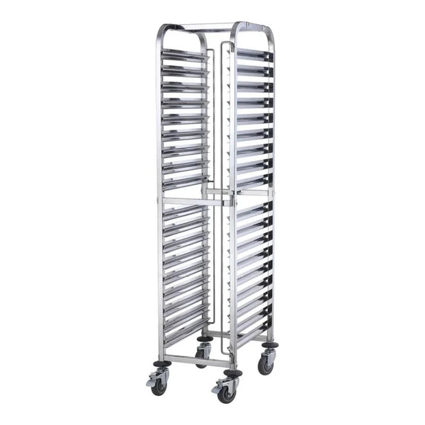 Winco SRK-36 36-Tier Stainless Steel Steam Table/Food Pan Rack with 1.5"-1.75" Spacing