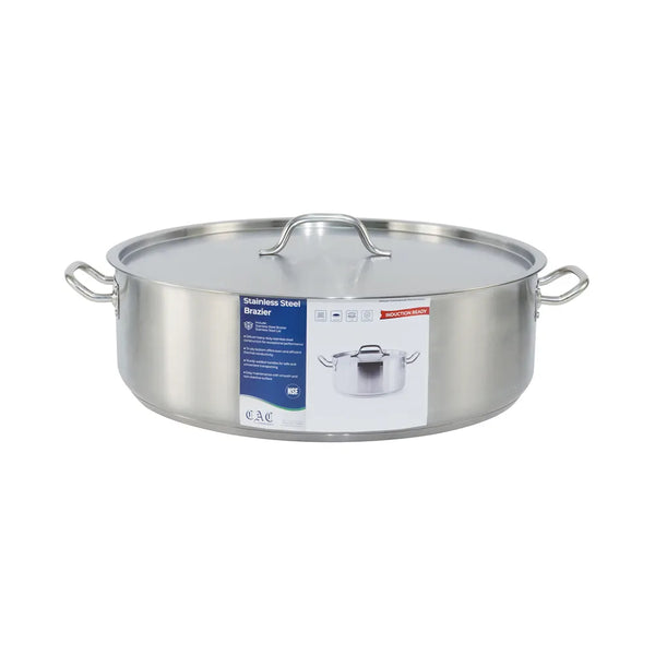 CAC China SSBZ-30 Brazier SS W/ Lid 30QT /Each