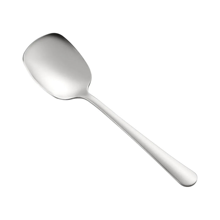 CAC China SSLS-8F Serving Spoon SS Flat Edge 8-1/2" Case of 12 Pcs