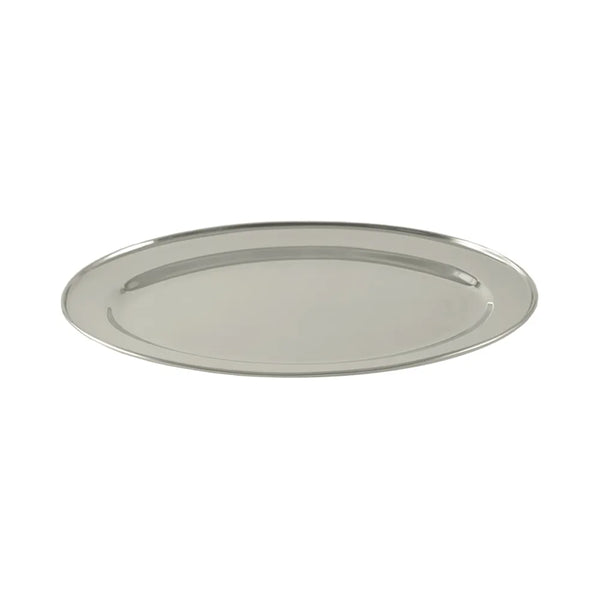 CAC China SSPL-12-OV Platter SS Oval 11-3/4" /Each