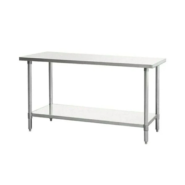 Atosa SSTW-2472 72" Stainless Steel Work Table with Undershelf 18 Gauge