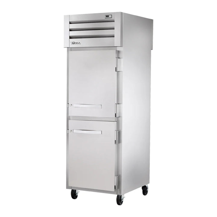 True STA1FPT-2HS-2HS Spec Series 27 1/2" Solid Half Door Pass-Through Freezer