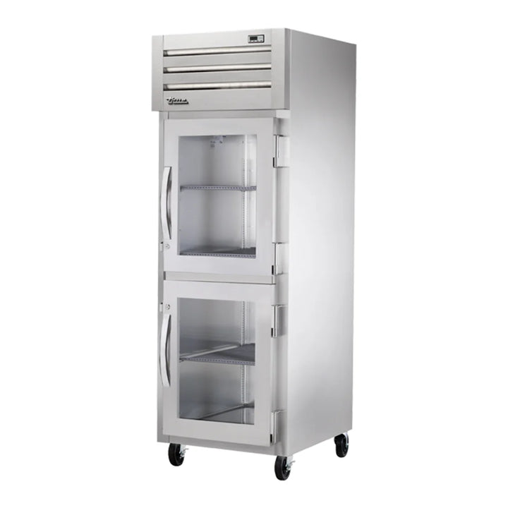 True STA1H-2HG Spec Series 27 1/2" Glass Half Door Reach-In Insulated Heated Holding Cabinet