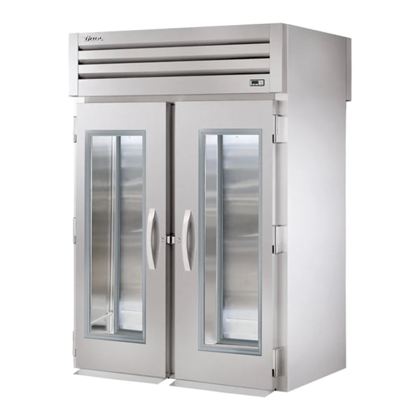 True STA2RRT-2G-2S Spec Series 68" Glass Front / Solid Back Door Roll-Through Refrigerator