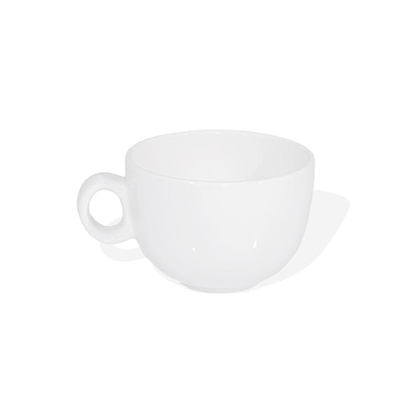 Furtino England Sphere 20cl (7oz) White Porcelain Tea Cup, Pack of 6