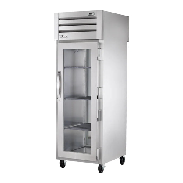 True STG1RPT-1G-1S-HC Spec Series 27 1/2" Glass Front / Solid Back Door Pass-Through Refrigerator