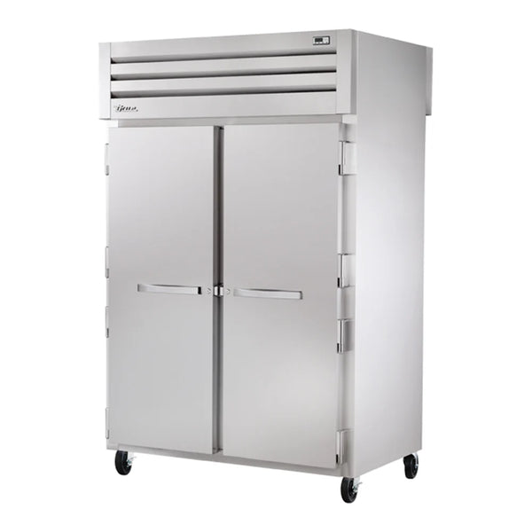 True STG2RPT-2S-2G-HC Spec Series 52 5/8" Solid Front / Glass Back Door Pass-Through Refrigerator