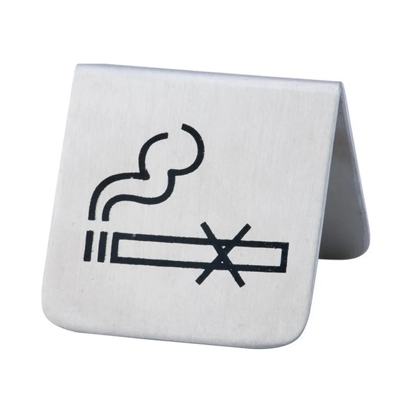 CAC China STNS-32 Sign Table Tent SS No Smoking Symbol /Each