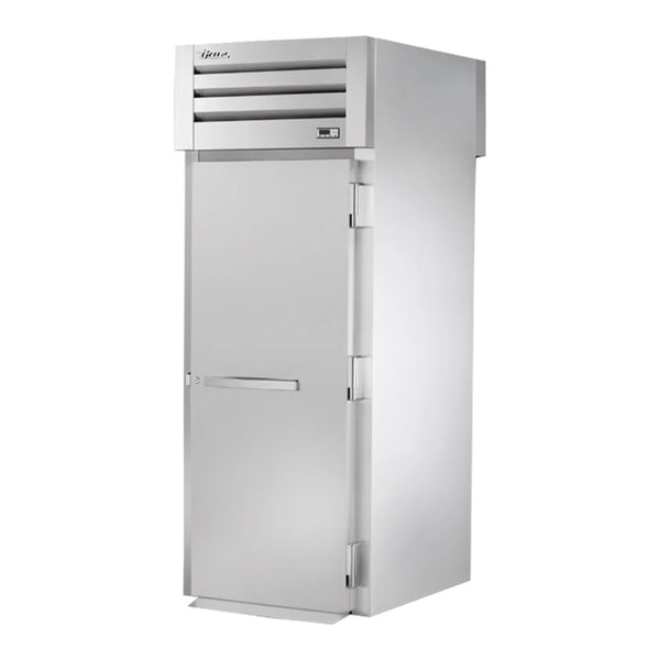 True STR1RRT-1S-1S Spec Series 35" Solid Door Stainless Steel Roll-Through Refrigerator