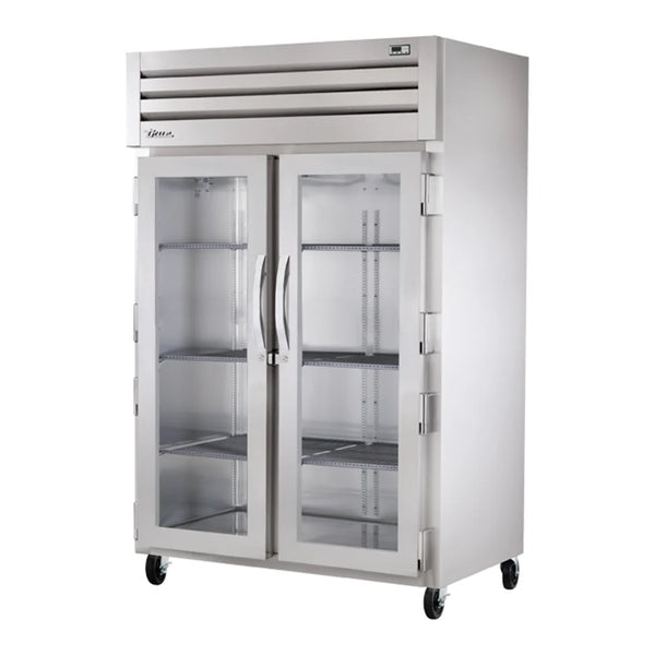 True STR2R-2G-HC Spec Series 52 5/8" Glass Door Reach-In Refrigerator