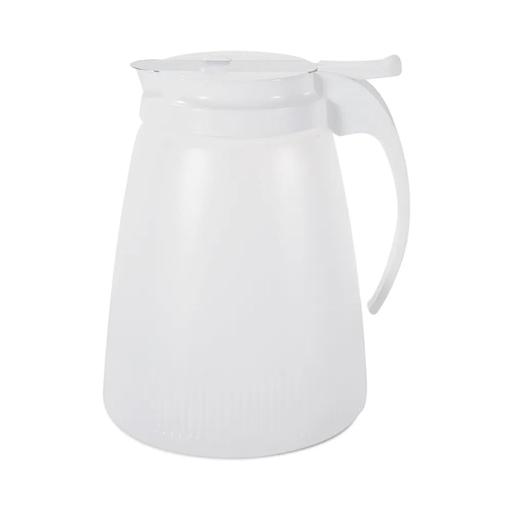 CAC China SYDP-48 Syrup Dispenser Poly W/ White Cap 48oz Case of 12 Pcs