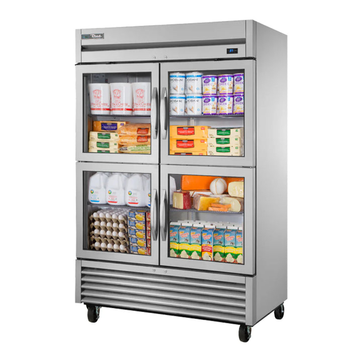 True T-49G-4-HC-FGD01 Two Section Reach-in Refrigerator