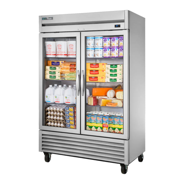 True T-49G-HC-FGD01 Two Section Reach-in Refrigerator