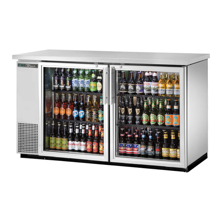 True TBB-24-60G-S-HC-LD Two Section Back Bar Cooler