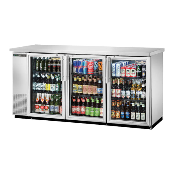 True TBB-24GAL-72G-S-HC-LD Three Section Back Bar Cooler