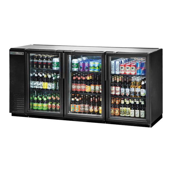 True TBB-24GAL-72G-HC-LD Three Section Back Bar Cooler