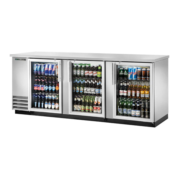 True TBB-4G-S-HC-LD Three Section Back Bar Cooler