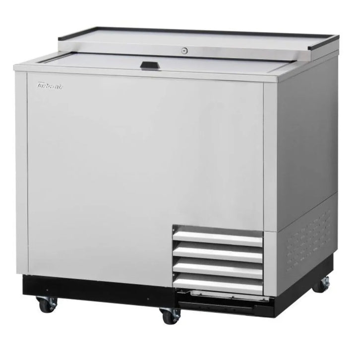 Turbo Air TBC-36SD-GF-N 36-3/4" 1 Lid Stainless Steel Super Deluxe Glass Chiller & Froster, 9.74 cu.ft., 115/60/1