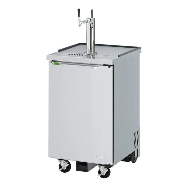 Turbo Air TBD-1SDD-N6 23-5/8" 1 Keg Cap. Super Deluxe Beer Dispenser, 115/60/1 - Stainless Steel Ext.