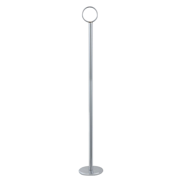 Winco TBH-15 15" Table Number Holder, Chrome