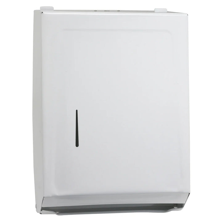 Winco TD-600 White M/C-Folds Paper Towel Dispenser