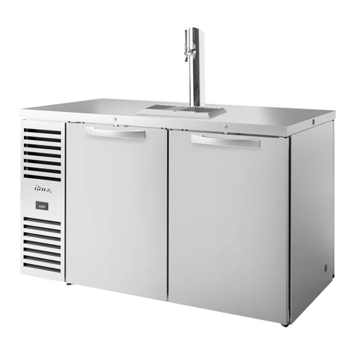 True TDR60-PTSZ1-L-S-SS-SS-1 60" Single Tap Kegerator Pass-Through Beer Dispenser 1/2 Keg Capacity