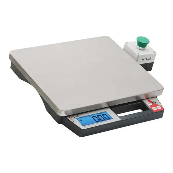 Taylor TE10PZR 10 lb. Digital Stainless Steel Pizza Scale