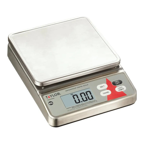 Taylor TE20SSW 20 lb. Waterproof Digital Portion Control Scale