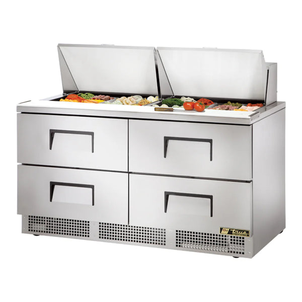 True TFP-64-24M-D-4 Two Section Sandwich / Salad Unit