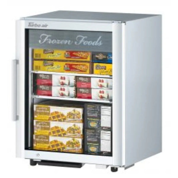 Turbo Air TGF-5SD-N 25" 1 Section Super Deluxe Glass Merchandiser-Counter Top Freezer, 4.26 cu. Ft., 115/60/1