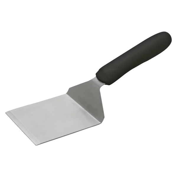 Winco TKP-41 Steak/Burger Turner w/Offset, Black PP Handle, 4-1/8" x 3-3/4" Blade