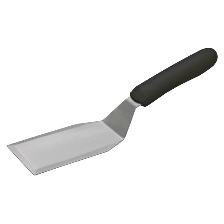 Winco TKP-61 Hamburger Turner w/Offset, Black PP Handle, 5-1/8" x 2-7/8" Blade