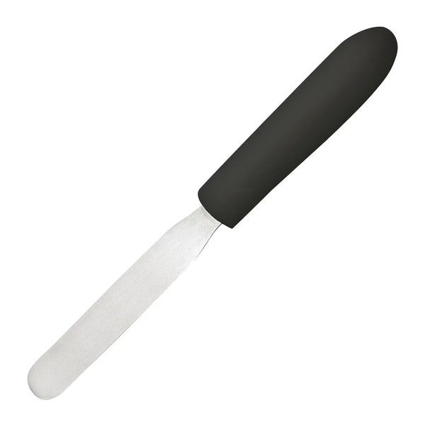 Winco TKPS-4 Bakery Spatula, Black PP Handle, 4" x-3/4" Blade