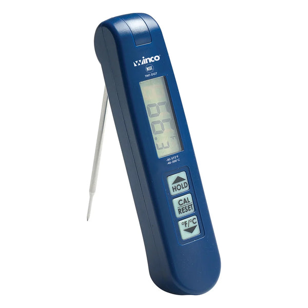 Winco TMT-DG7 Thermocouple Thermometer, Folding Probe, -40 to 572F, NSF Certified