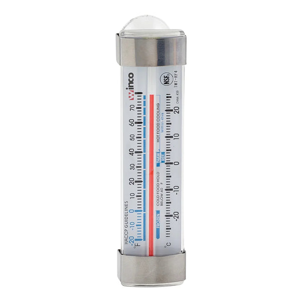 Winco TMT-RF4 Freezer/Refrig Thermometer, 3-1/2"L, Suction Cup