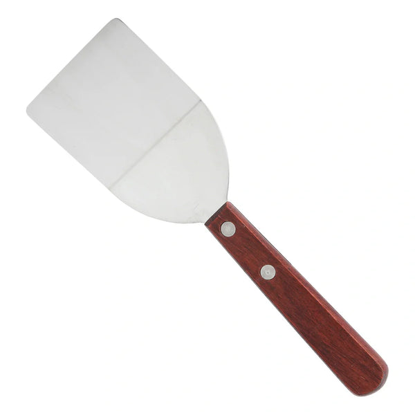 Winco TN32 Turner w/Offset, Wooden Handle, 2" x 2-1/4" Blade