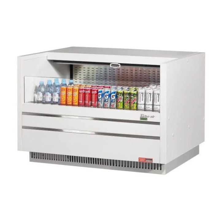 Turbo Air TOM-48UC-W(B)-N 48-1/4" Drop-In Horizontal Open Display Case, 6.8 cu. Ft., 115/60/1