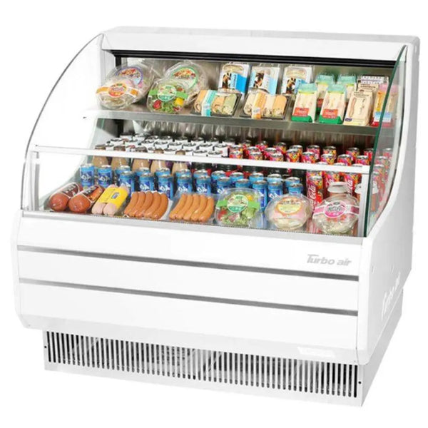 Turbo Air TOM-50LW(B)-N 50" Horizontal Open Display Merchandiser, 9.8 cu. Ft., 115/60/1