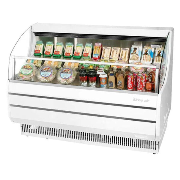 Turbo Air TOM-50SW(B)-N 50-7/8" Horizontal Open Display Merchandiser, 8.9 cu. Ft., 115/60/1