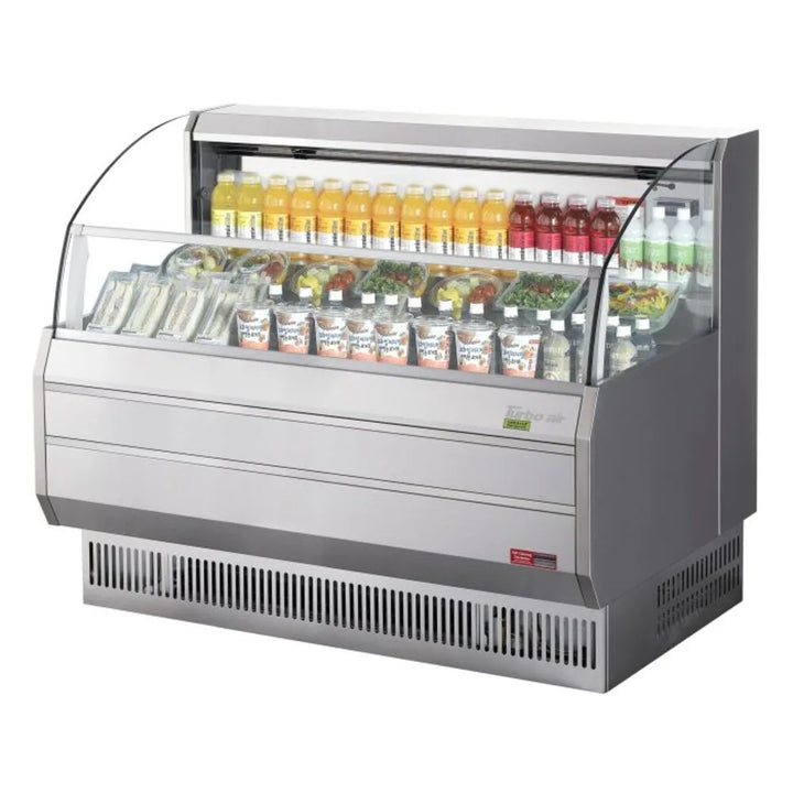 Turbo Air TOM-60SS-N 63-3/8" Horizontal Open Display Merchandiser, 11.2 cu. Ft., 115/60/1