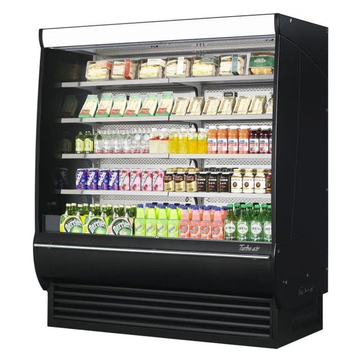 Turbo Air TOM-72DXB-SP(-A)-N 69" Vertical Extra Deep Open Display Merchandiser, 34.1 Cu. Ft., 220V/60/1