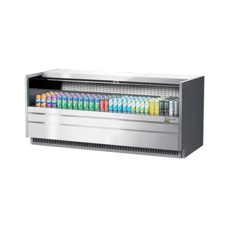 Turbo Air TOM-72UC-S-N 72-1/4" Drop-In Horizontal Open Display Case, 10.4 cu. Ft., 115/60/1