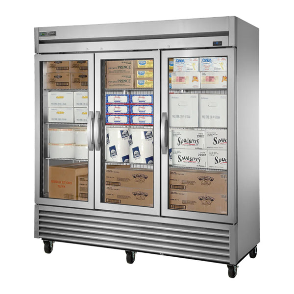 True TS-49G-HC-FGD01 Three Section Reach-in Freezer