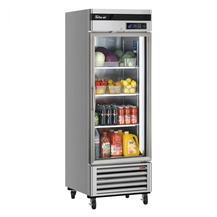 Turbo Air TSR-23GSD-N6 27" 1 Section Super Deluxe Reach-in Bottom Mount Refrigerator, 20 cu. Ft., 115/60/1