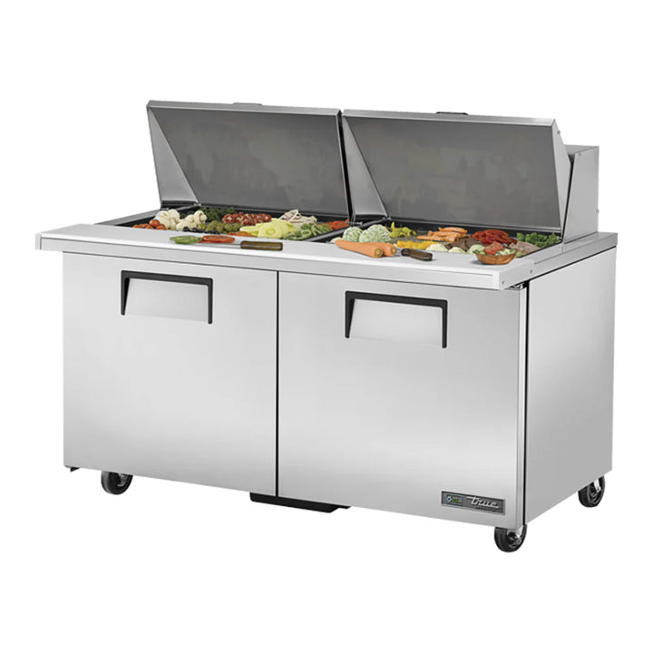 True TSSU-60-24M-B-ST-HC Mega Top Sandwich / Salad Unit