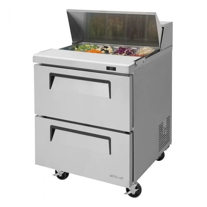 Turbo Air TST-28SD-D2-N 27-1/2" 1 Section Super Deluxe Sandwich/Salad Unit, 7 cu. Ft., 115/60/1