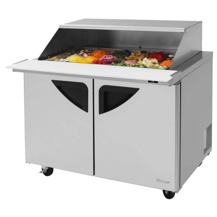 Turbo Air TST-48SD-18-N-SL 48-1/4" Super Deluxe Sandwich/Salad Mega Top Unit, 15 cu. Ft., 115/60/1