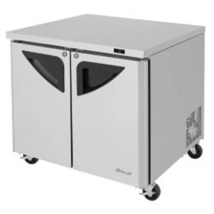 Turbo Air TUF-36SD-N 35-3/8" 2 Section Super Deluxe Undercounter Freezer, 9 cu. Ft., 115/60/1